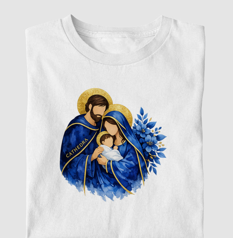 Camiseta Sagrada Família Aquarela