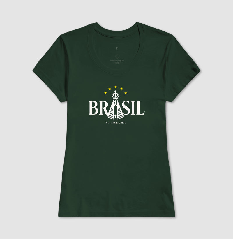 Camiseta Brasil Nossa Senhora Aparecida