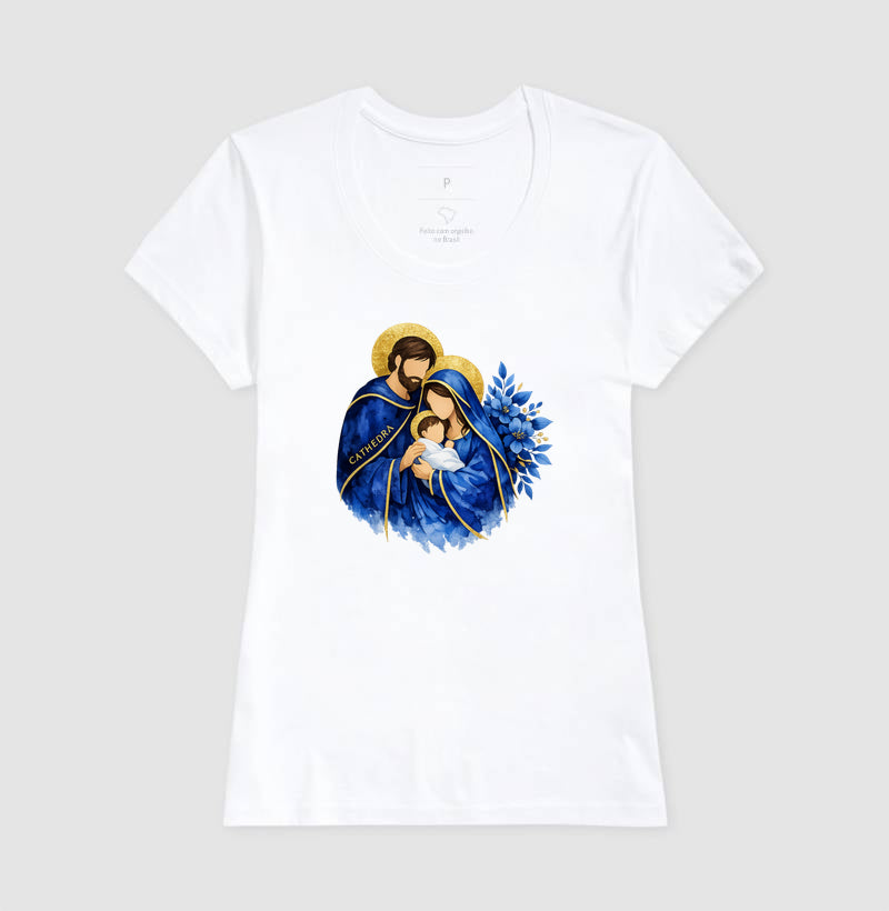 Camiseta Sagrada Família Aquarela