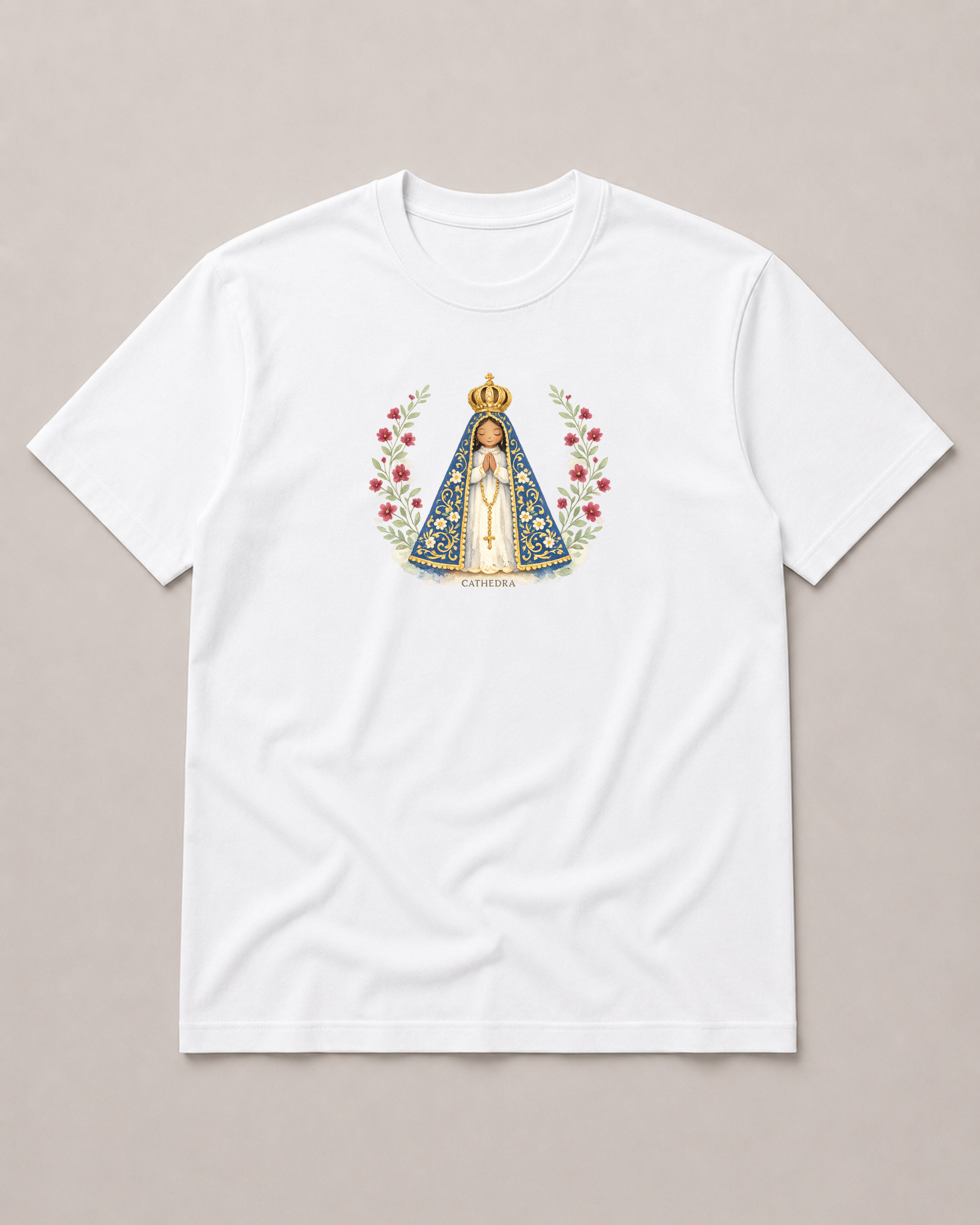 Camiseta Nossa Senhora Aparecida Aquarela