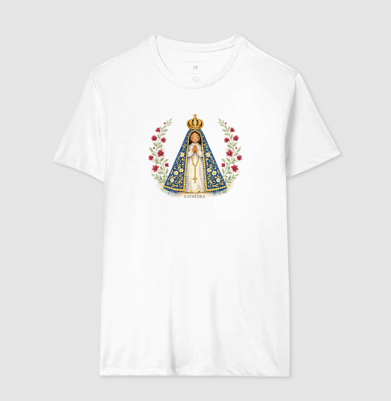 Camiseta Nossa Senhora Aparecida Aquarela
