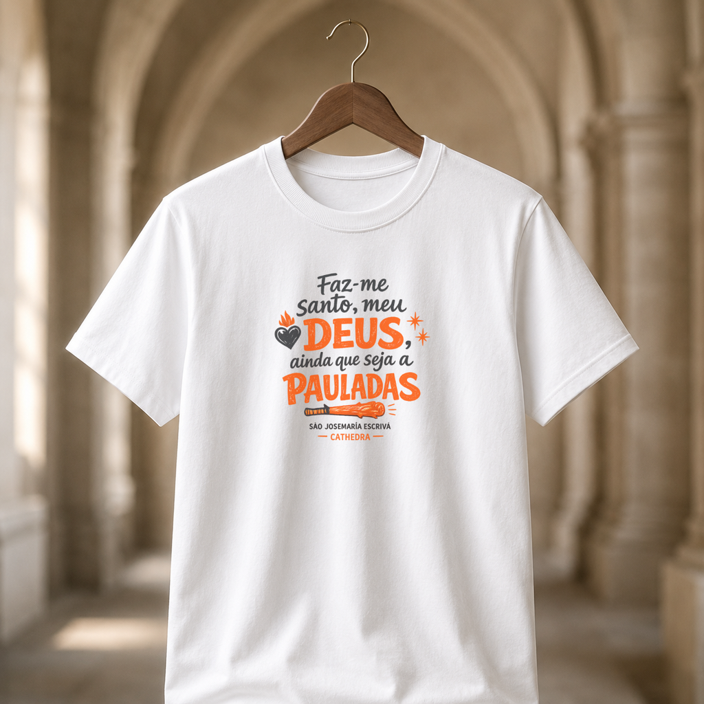 Camiseta Faz-Me Santo Meu Deus