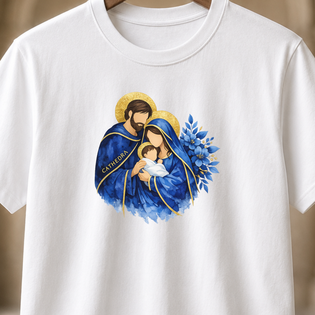 Camiseta Sagrada Família Aquarela